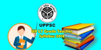 UP LT Grade Teacher Syllabus 2018